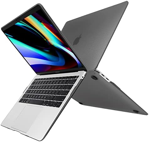 [שדרוג 2022] עבור MacBook Pro 13 אינץ 'מארז M1/M2 שבב דק פחמן דק עיצוב סיבי סיבי רזה תואם תואם ל- Apple MacBook